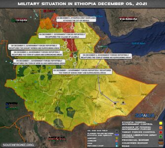 Military Situation In Ethiopia On December 5, 2021 (Map Update)