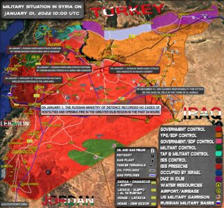 Military situation In Syria On January 1, 2022 (Map Update)