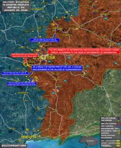 Military Situation In Eastern Ukraine On January 29, 2022 (Map Update)