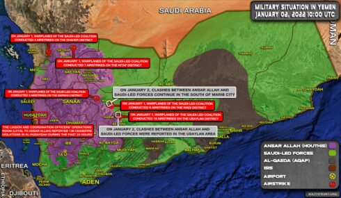 Military Situation In Yemen On January 2, 2022 (Map Update)
