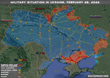 Military Situation In Ukraine On February 28, 2022 (Map Upadate)