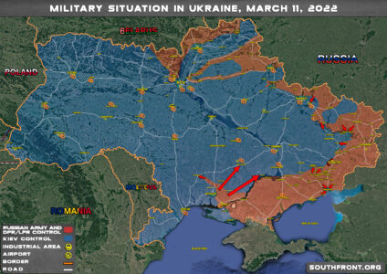 Military Situation In Ukraine On March 11, 2022 (Map Update)