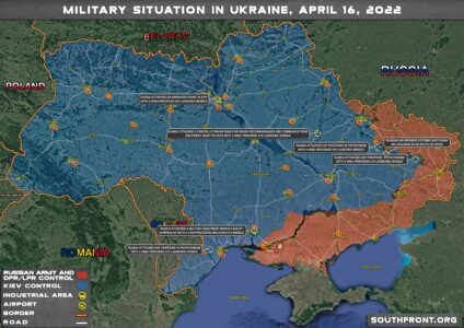 Military Situation In Ukraine On April 16, 2022 (Map Update)