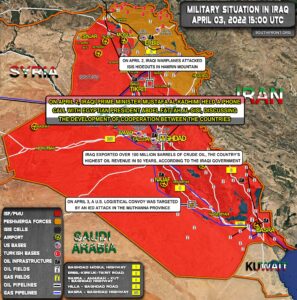 Military Situation In Iraq On April 3, 2022 (Map Update)