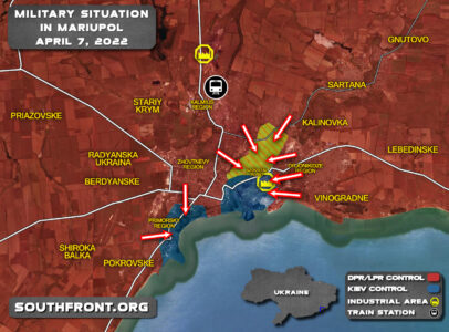 Battle For Mariupol: Azovstal On Fire, Provocation In City Port Revealed (Map Update)