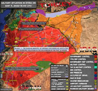 Military Situation In Syria On May 11, 2022 (Map Update)