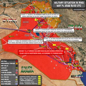 Military Situation In Iraq On May 14, 2022 (Map Update)