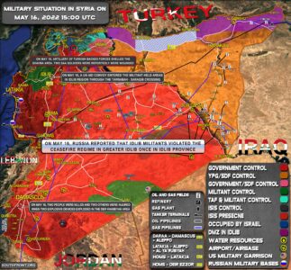 Military Situation In Syria On May 16, 2022 (Map Update)