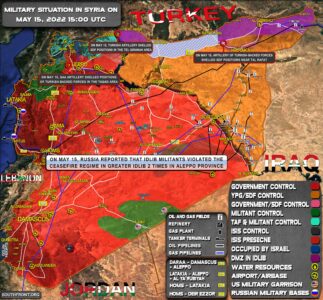 Military Situation In Syria On May 15, 2022 (Map Update)