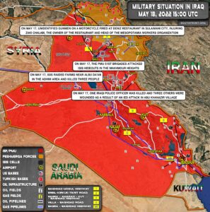 Military Situation In Iraq On May 18, 2020 (Map Update)