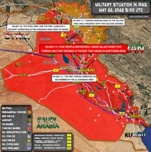 Military Situation In Iraq On May 22, 2022 (Map Update)