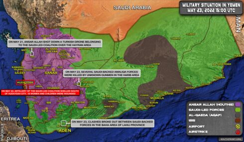 Military Situation In Yemen On May 23, 2022 (Map Update)