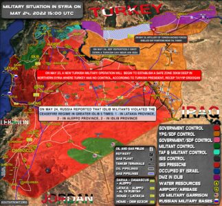 Military Situation In Syria On May 24, 2022 (Map Update)