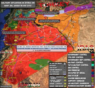 Military Situation In Syria On May 26, 2022 (Map Update)