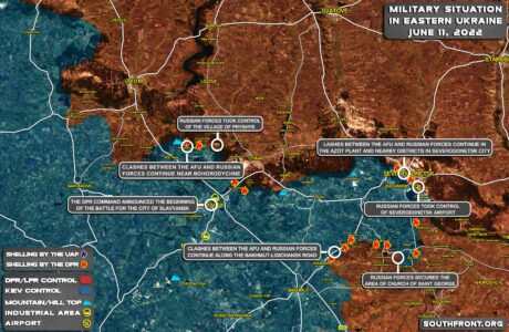 Military Situation In Eastern Ukraine, Izyum-Severodonetsk Region, On June 11, 2022 (Map Update)