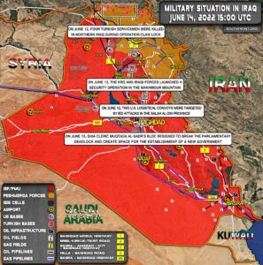 Military Situation In Iraq On June 14, 2022 (Map Update)