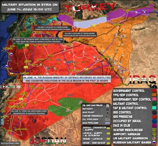 Military Situation In Syria On June 15, 2022 (Map Update)