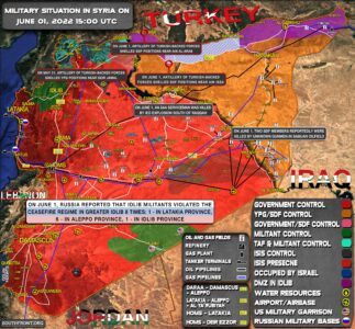 Military Situation In Syria On June 1, 2022 (Map Update)