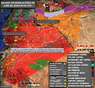 Military Situation In Syria On June 26, 2022 (Map Update)