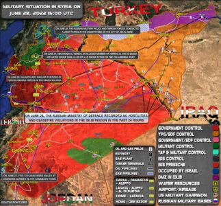 Military Situation In Syria On June 28, 2022 (Map Update)