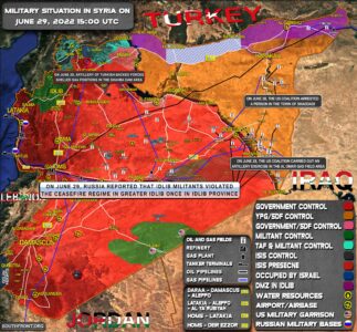 Military Situation In Syria On June 29, 2022 (Map Update)