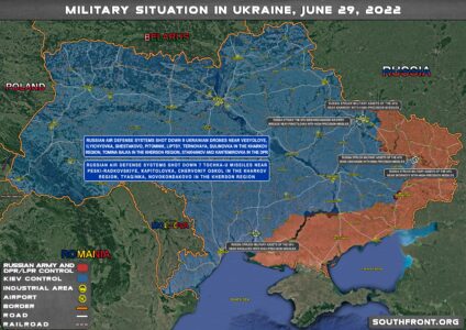 Military Situation In Ukraine On June 29, 2022 (Map Update)
