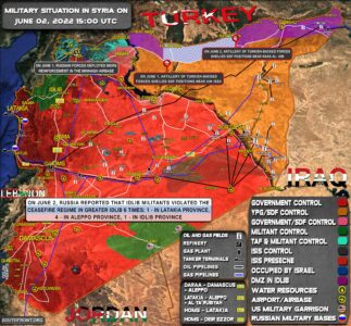 Military Situation In Syria On June 2, 2022 (Map Update)
