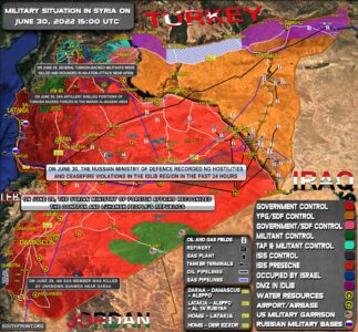 Military Situation In Syria On June 30, 2022 (Map Update)