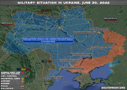 Military Situation In Ukraine On June 30, 2022 (Map Update)