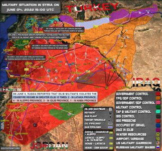 Military Situation In Syria On June 4, 2022 (Map Update)