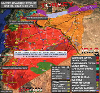 Military Situation In Syria On June 7, 2022 (Map Update)