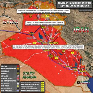 Military Situation In Iraq On July 20, 2022 (Map Update)