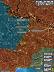 Military Situation In Eastern Ukraine On July 26, 2022 (Map Update)