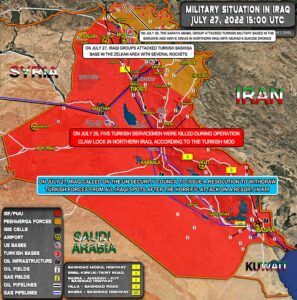 Military Situation In Iraq On July 27, 2022 (Map Update)