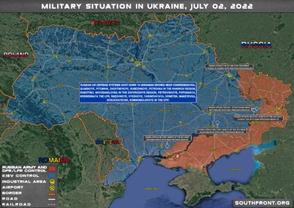 Military Situation In Ukraine On july 2, 2022 (Map Update)