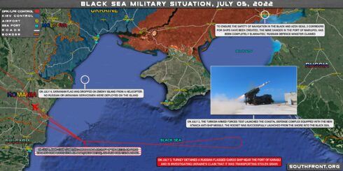 Military Situation In The Black Sea Region On July 5, 2022 (Map Update)