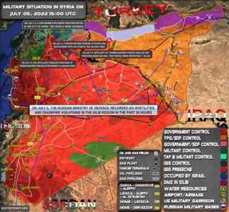 Military Situation In Syria On July 5, 2022 (Map Update)