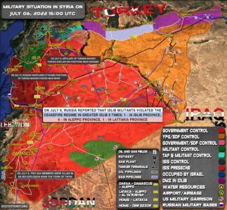 Military Situation In Syria On July 6, 2022 (Map Update)