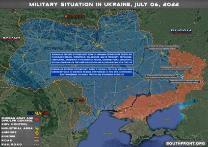 Military Situation In Ukraine On July 6, 2022 (Map Update)