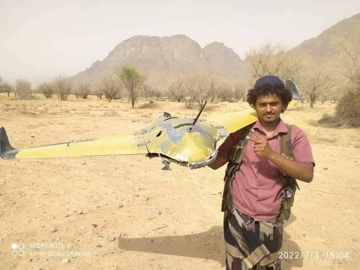 UAE-Backed Force Shot Down Houthi Drone After Attack In Yemen Yemen’s Shabwah (Photos)