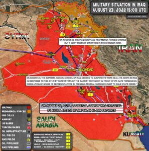 Military Situation In Iraq On August 23, 2022 (Map Update)