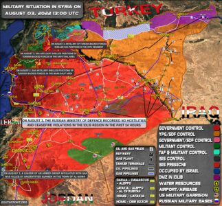 Military Situation In Syria On August 3, 2022 (Map Update)