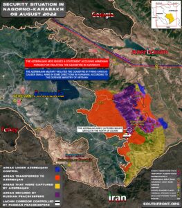Military Situation In Nagorno-Karabakh On August 8, 2022 (Map Update)