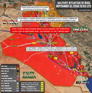 Military Situation In Iraq On September 12, 2022 (Map Update)