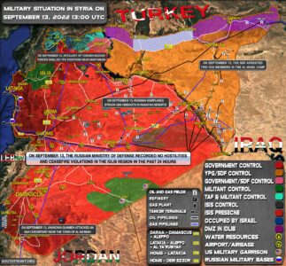 Military Situation In Syria On September 13, 2022 (Map Update)
