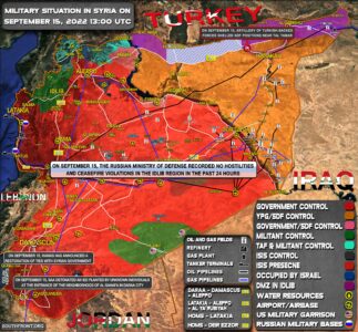 Military Situation In Syria On September 15, 2022 (Map Update)