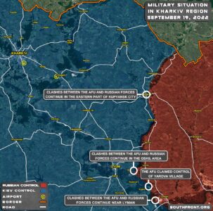 Ukrainian Offensive In Kharkiv Region On September 19, 2022 (Map Update)