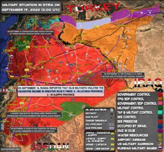 Military Situation In Syria On September 19, 2022 (Map Update)