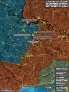 Military Situation In Eastern Ukraine On September 21, 2022 (Map Update)