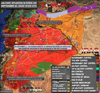 Military Situation In Syria On September 21, 2022 (Map Update)